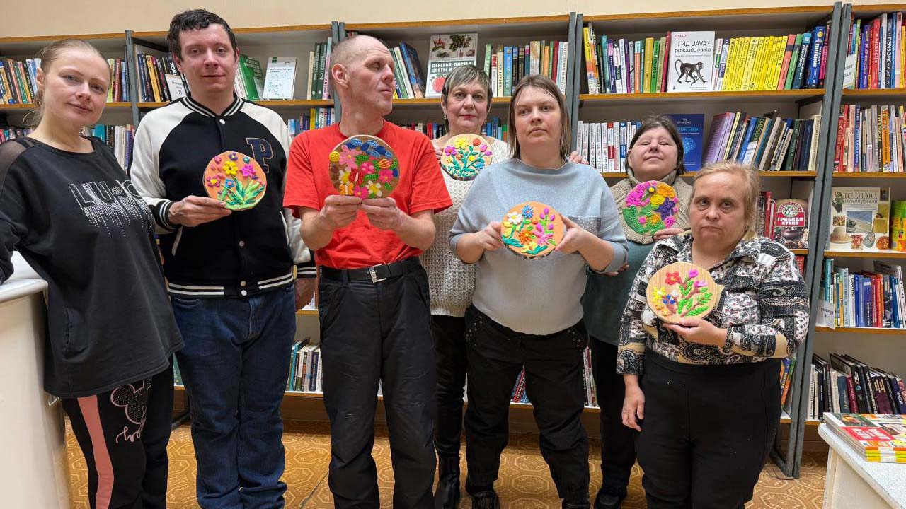 Творческий мастер-класс в библиотеке «Очаг»