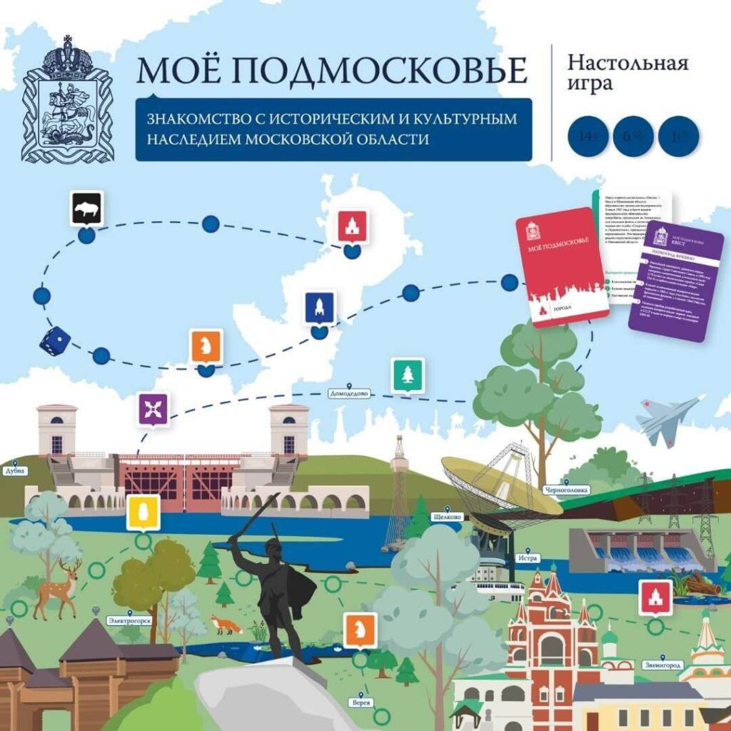Настольная игра «Моё Подмосковье»